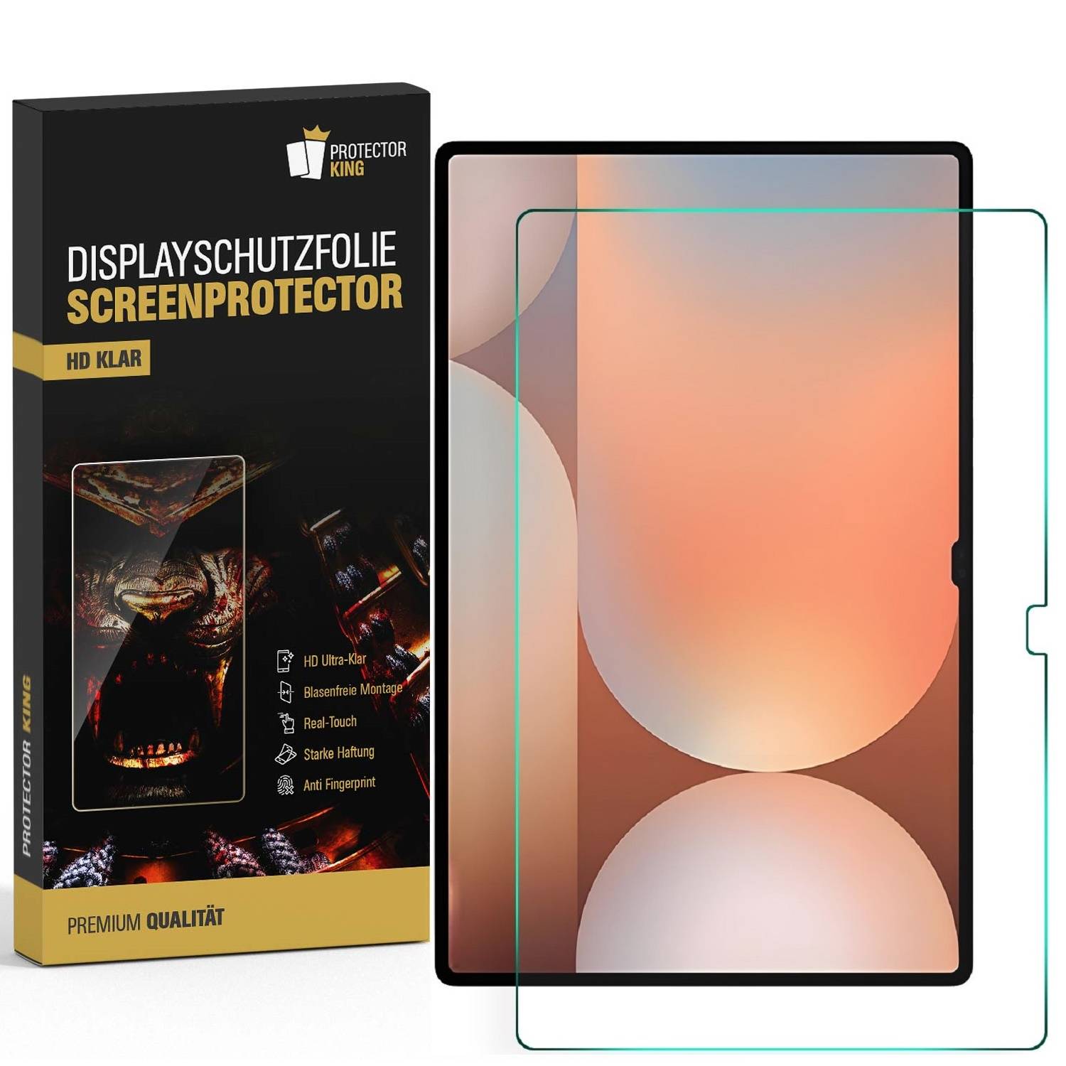4x Schutzfolie für Samsung Galaxy Tab S10 Ultra HD KLAR Displayschutz Schutzfolie Folie Transparent Screen-Protector