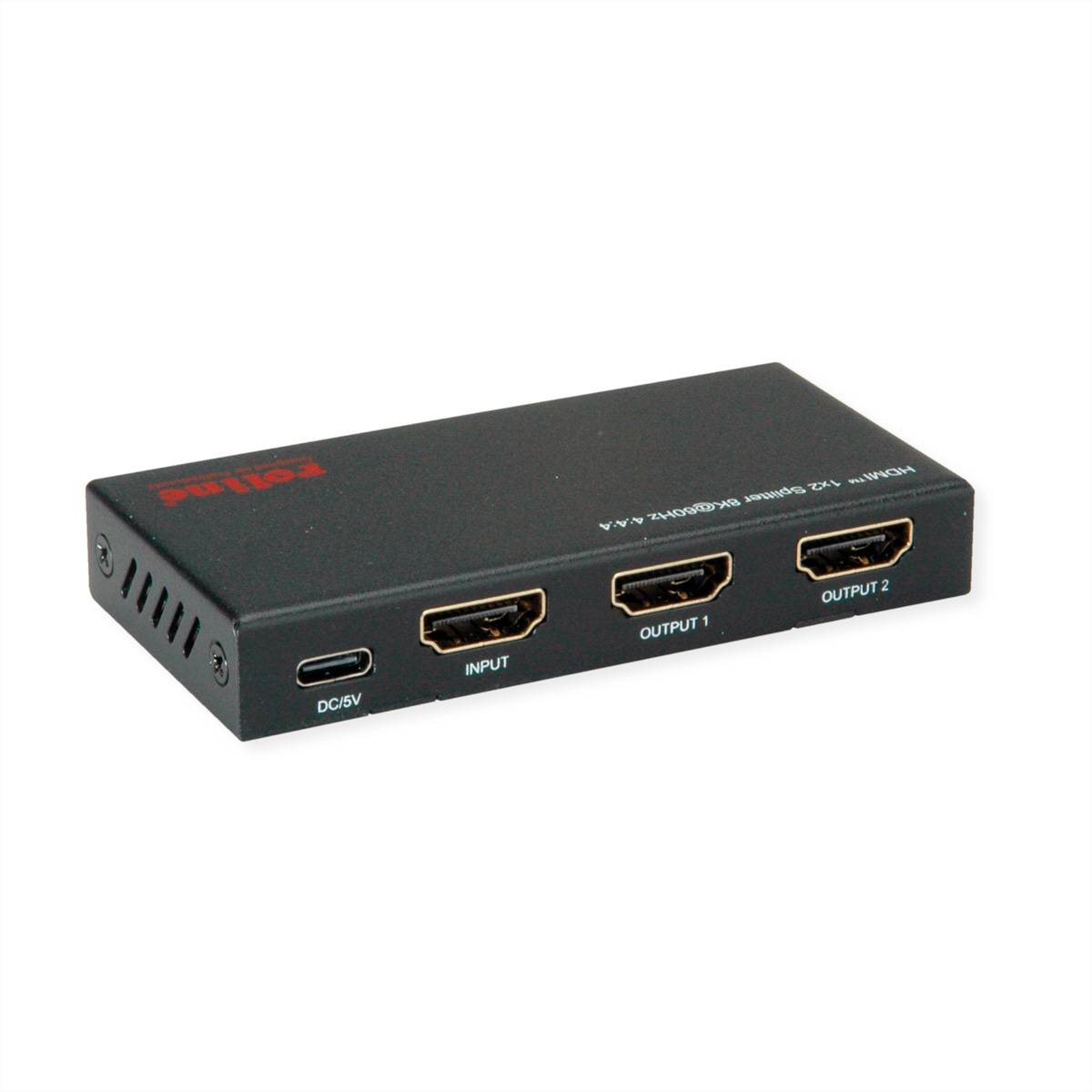 ROLINE HDMI Video-Splitter, 8K, 2fach