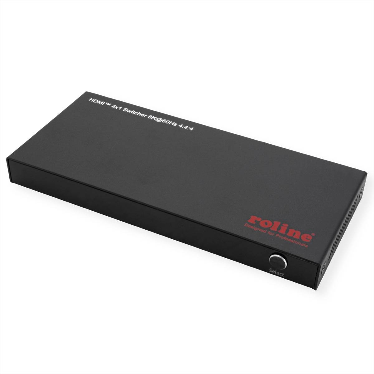 ROLINE 8K HDMI Switch, 4-fach, mit IR-Fernbedienung