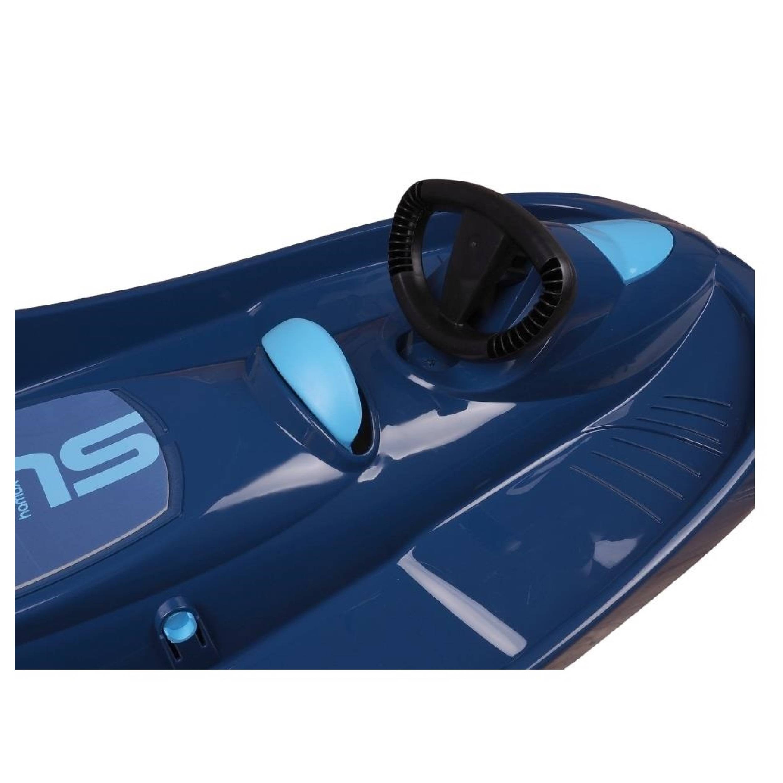 Hamax | Lenkschlitten | SNO Surf | Kältebeständiges Polyethylen | 95 cm | CE-Zertifizierung | Action auf der Rodelbahn