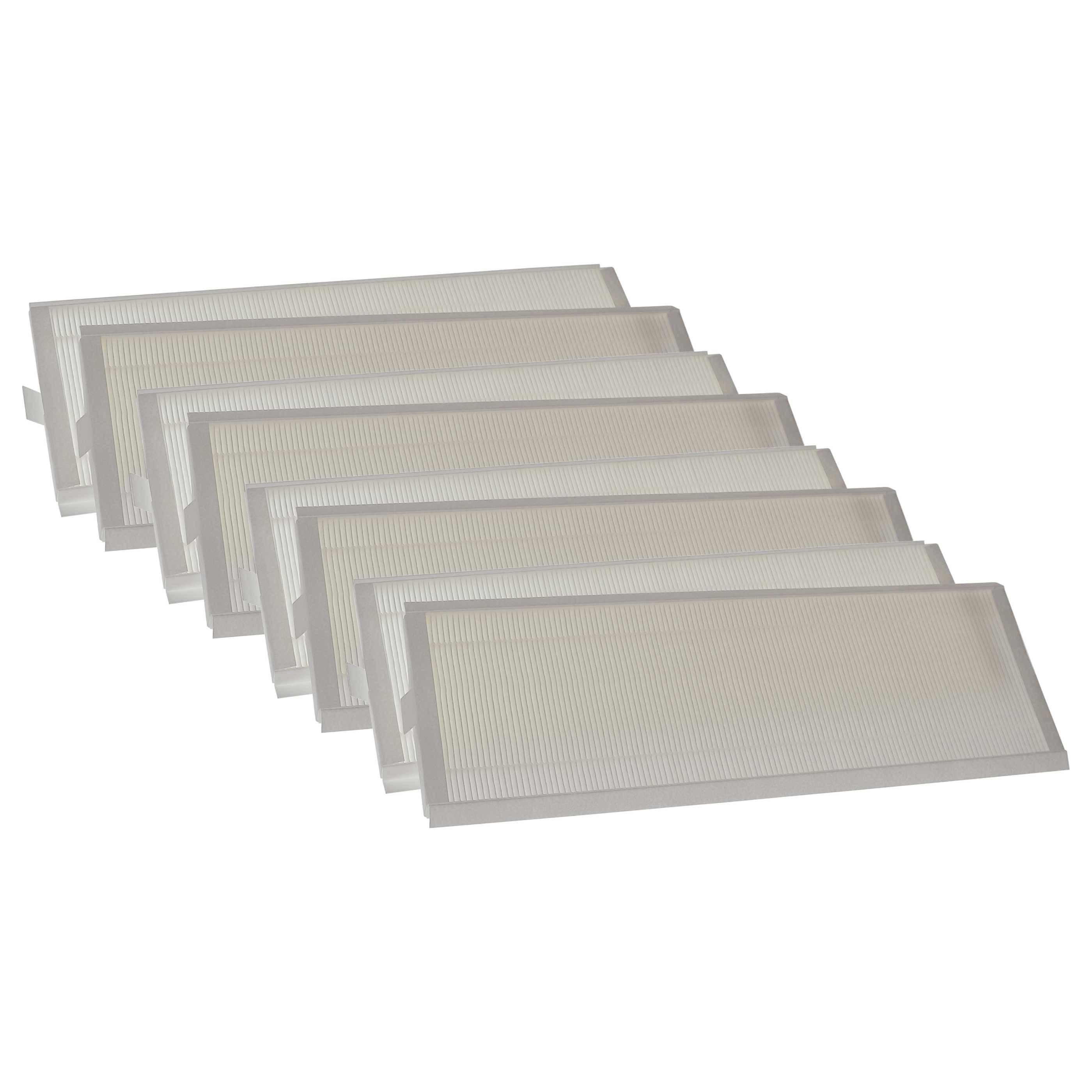vhbw 8x Filter G4 Ersatz für Zehnder 400502012 für Lüftungsgerät | Filterset, 50 x 16 x 4 cm Weiß