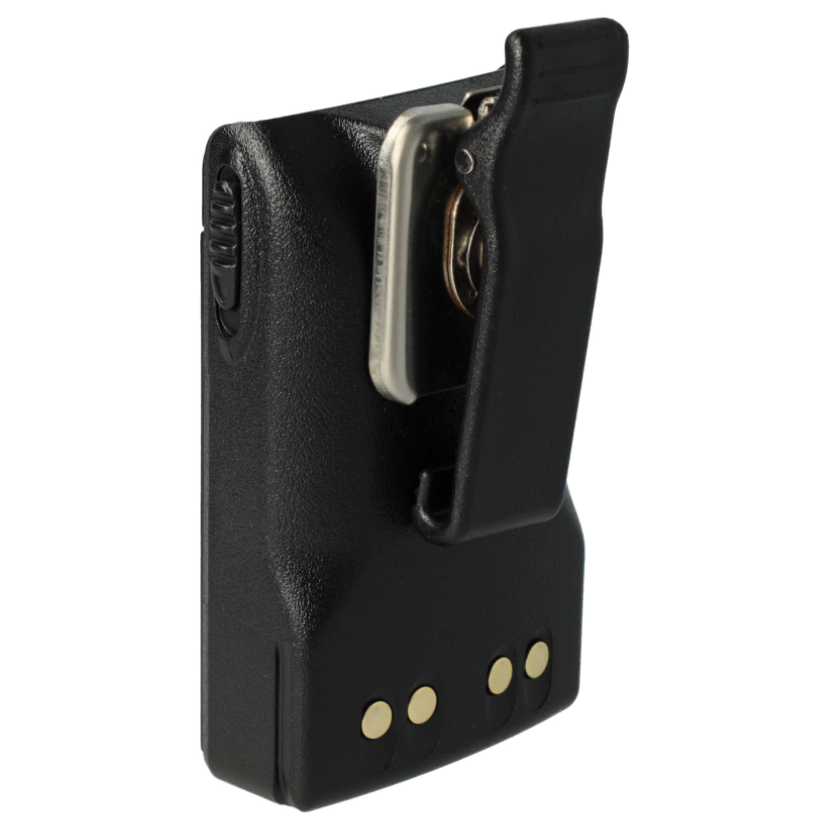 vhbw 5x Akku Ersatz für Motorola PMNN4201LI für Funkgerät, Walkie Talkie (2600 mAh, 7,2 V, Li-Ion) + Gürtelclip