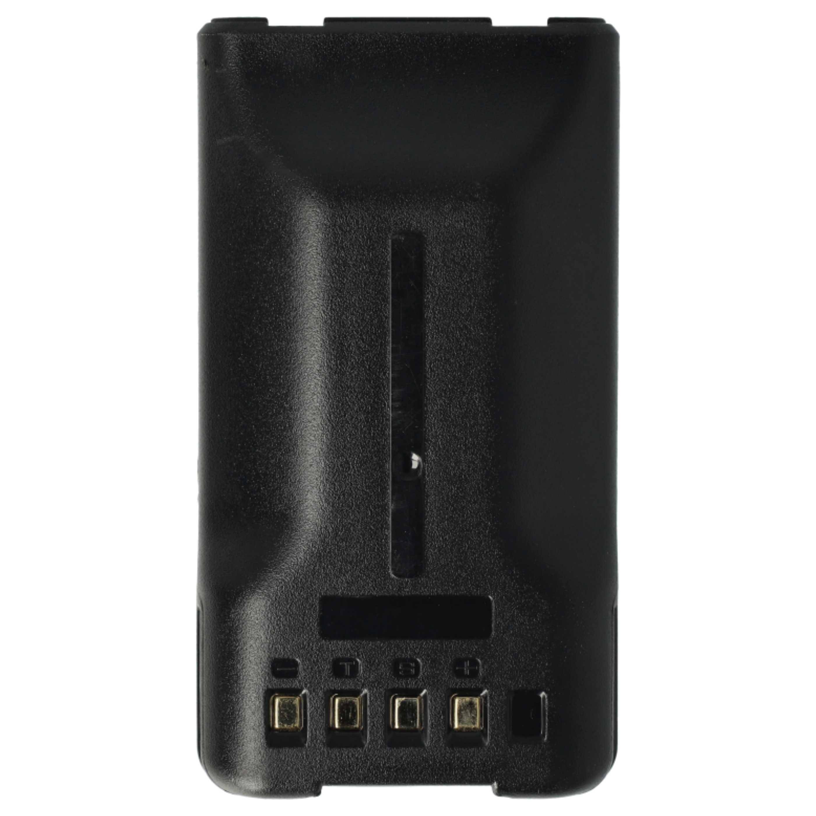 vhbw 2x Akku kompatibel mit Kenwood TK-5320, TK-5220, TK-5230, TK-3320, NX-300, NX-200 Funkgerät, Walkie Talkie (2500 mAh, 7,4 V, Li-Ion)