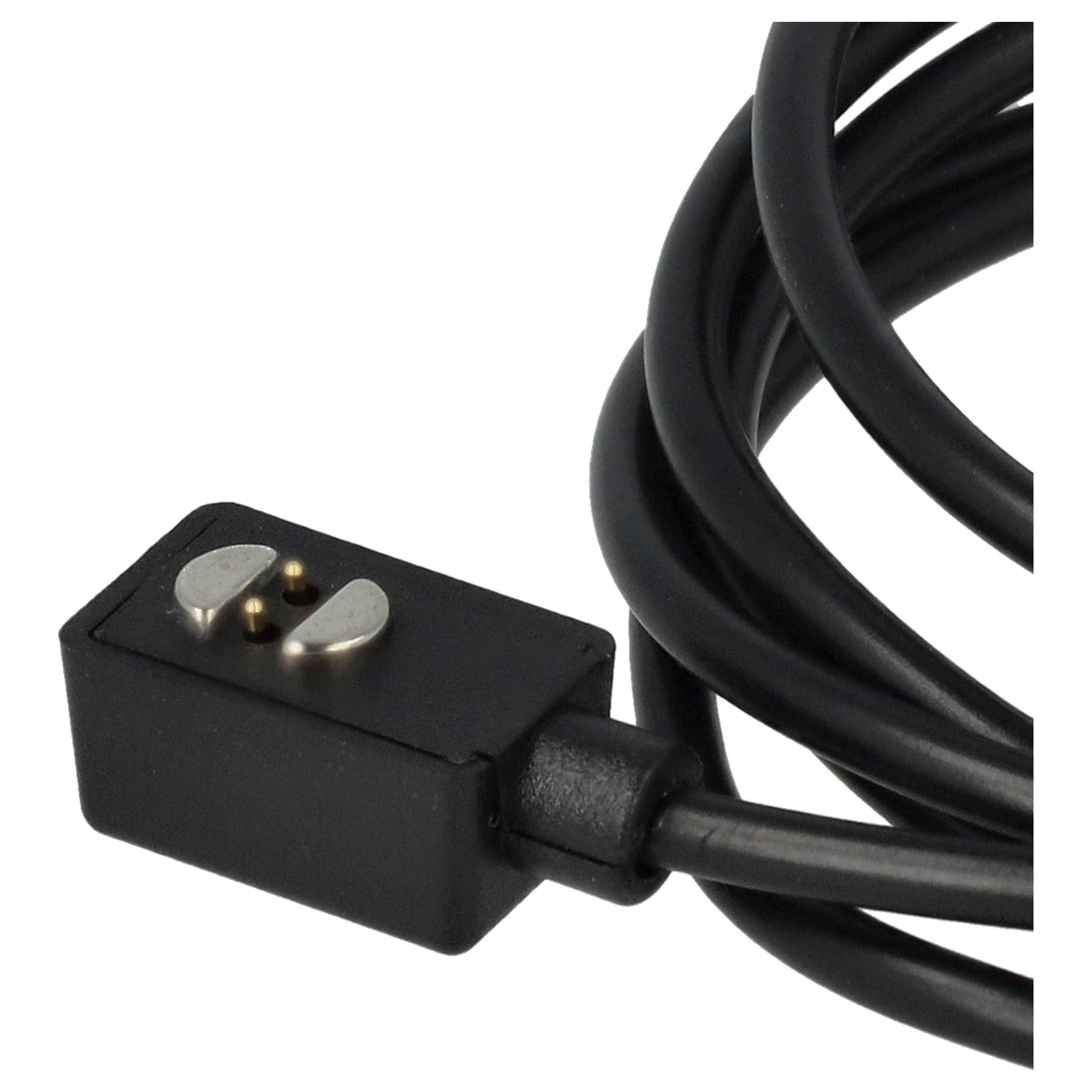 vhbw USB-Ladekabel kompatibel mit Suunto Wing HS231 Kopfhörer - Kabel, 100 cm Schwarz