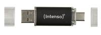 Intenso Twist Line USB-Stick, USB-C und USB-A, USB 3.2 Gen 1x1, 256 GB, anthrazit