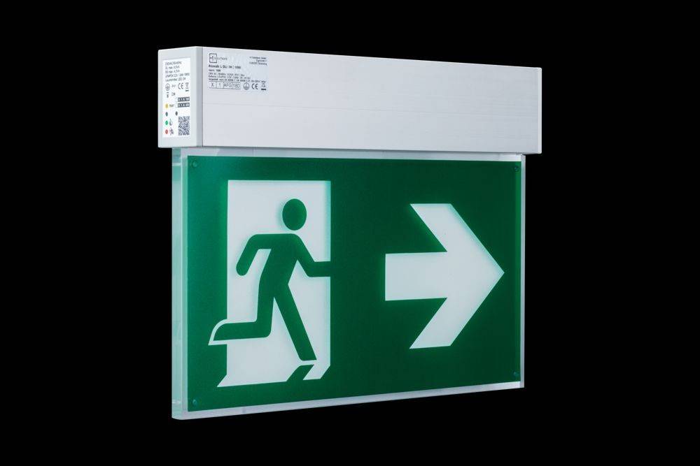 H1 Solutions Rettungszeichenleuchte Aluwalk L DLI 3H