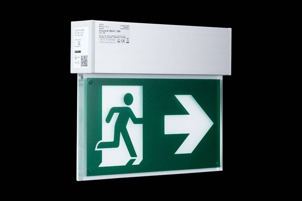 H1 Solutions Rettungszeichenleuchte Aluwalk M CBS