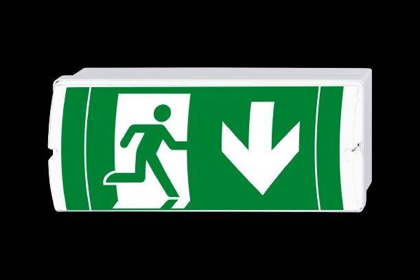 H1 Solutions Rettungszeichenleuchte Curved L CBS-T