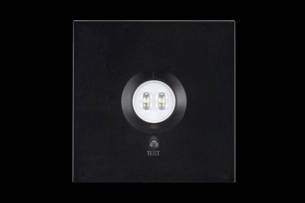 H1 Solutions Sicherheitsleuchte IllusquareCBS-Tblack