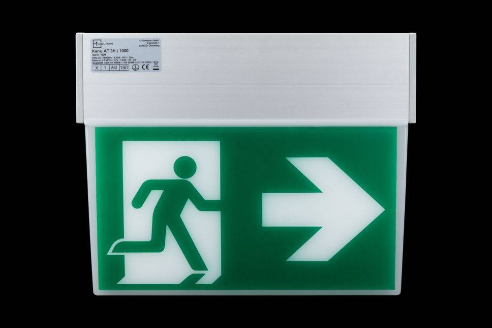 H1 Solutions Rettungszeichenleuchte Kanu AT 8H