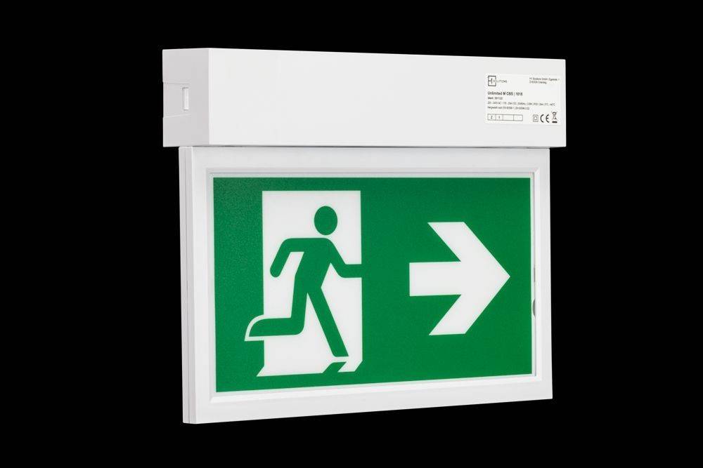 H1 Solutions Rettungszeichenleuchte Unlimited M CBS-T