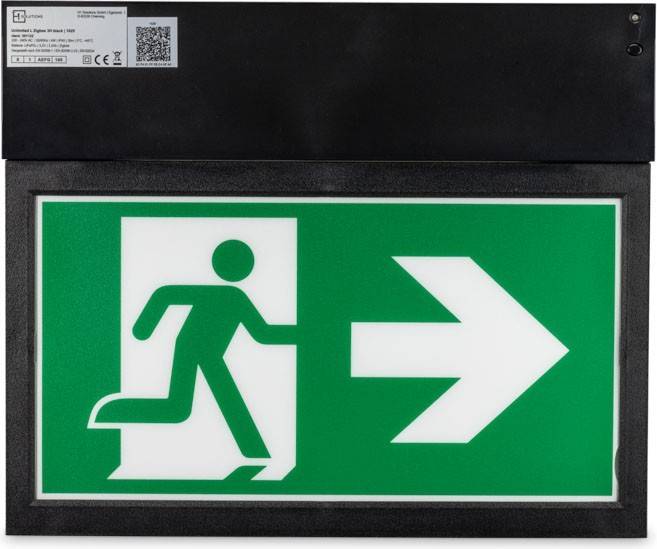 H1 Solutions Rettungszeichenleuchte UnlimitedLZigb.3Hbl