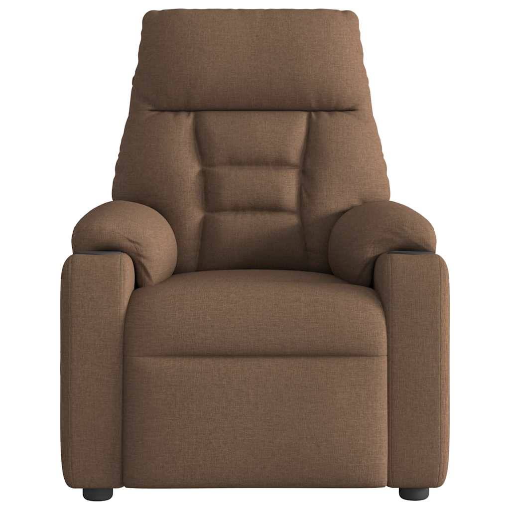 vidaXL Relaxsessel Braun Stoff