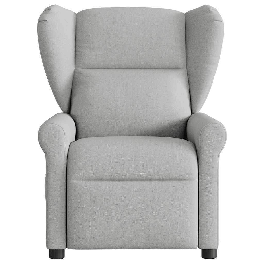 vidaXL Massagesessel Wolkengrau Stoff