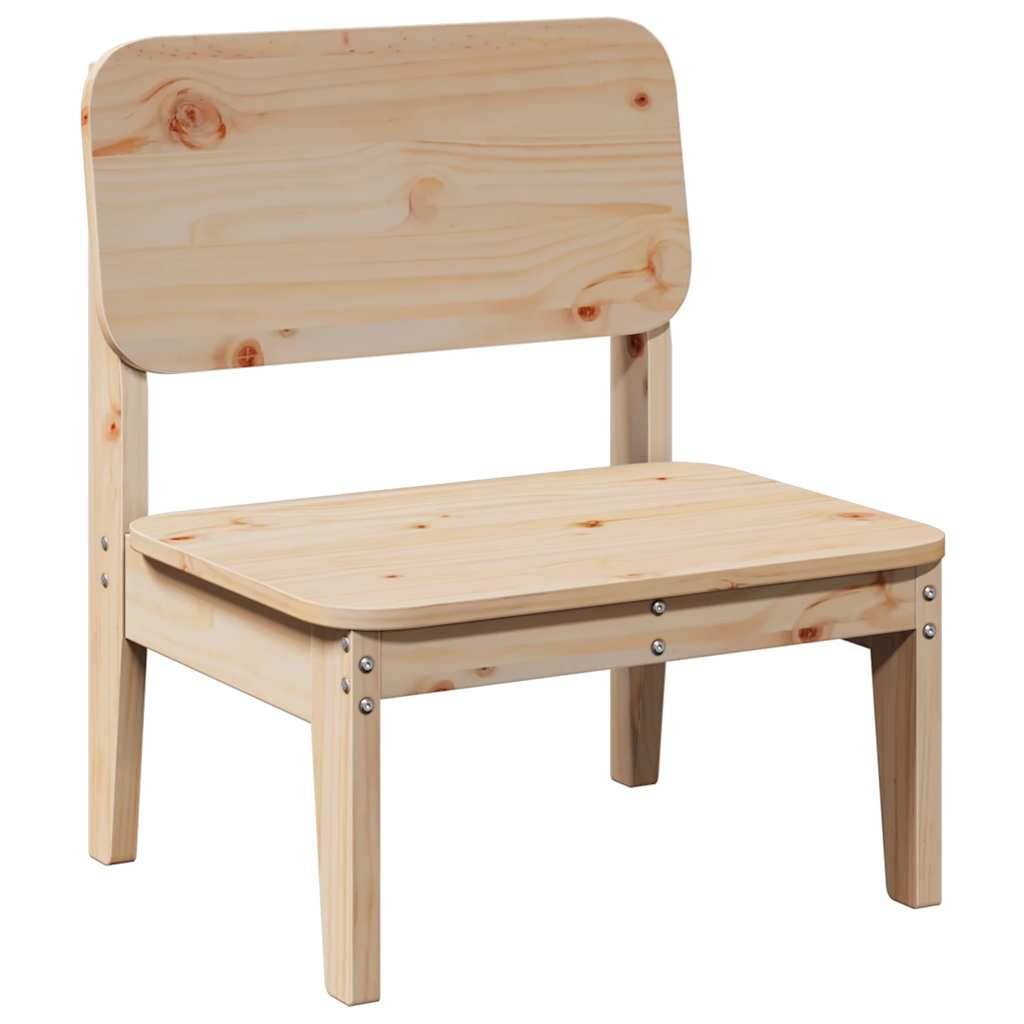vidaXL Gartenstühle 2 Stk. 60x52,5x72 cm Massivholz Kiefer