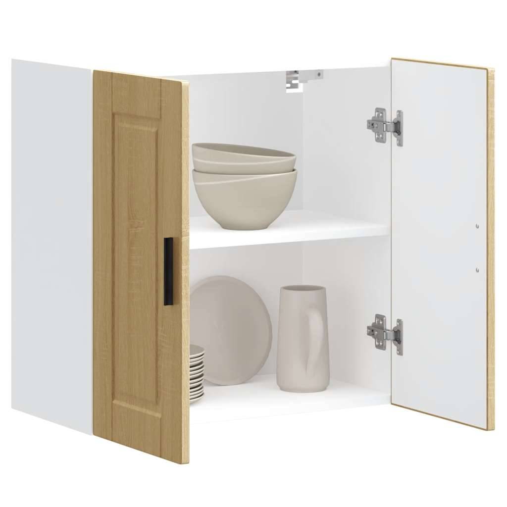 vidaXL Küchen-Hängeschrank Porto Sonoma-Eiche Holzwerkstoff