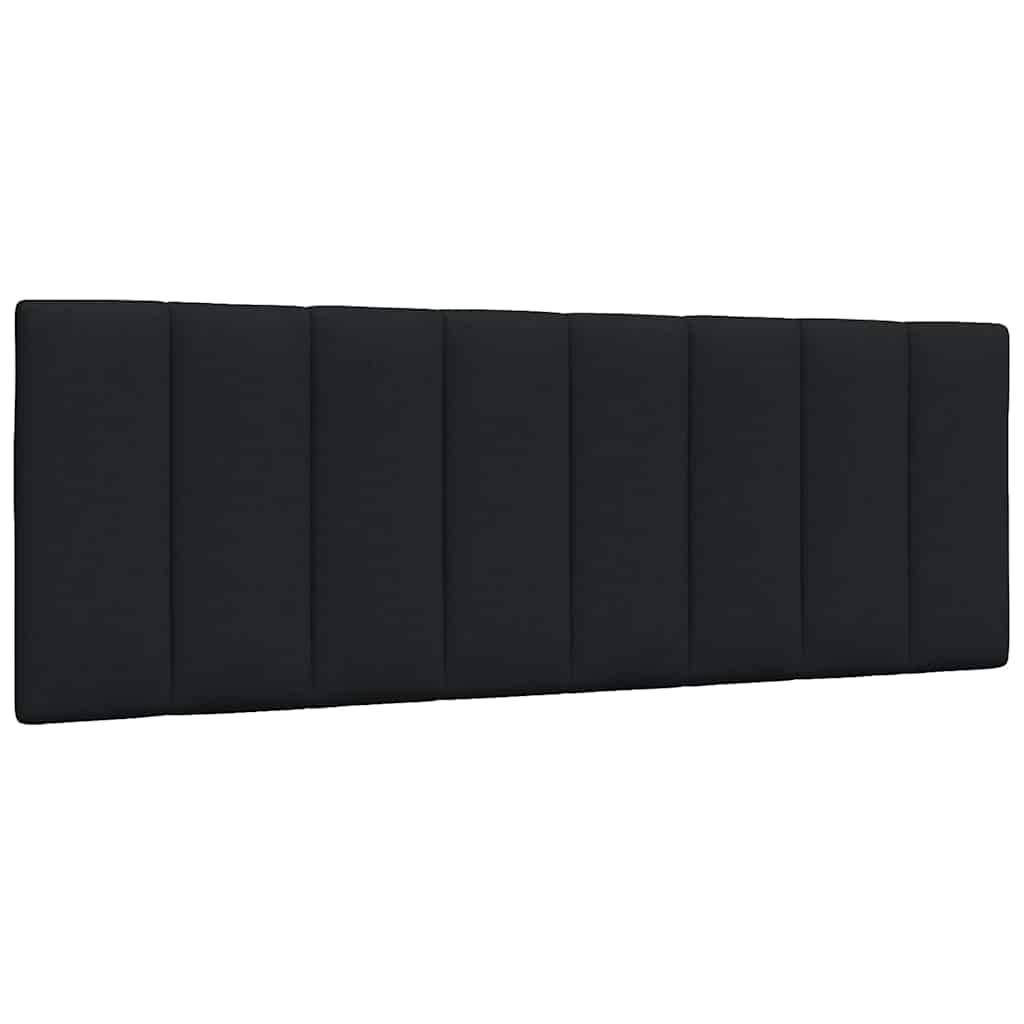 vidaXL Kopfteil-Kissen "Hanko" Schwarz 120 cm Stoff