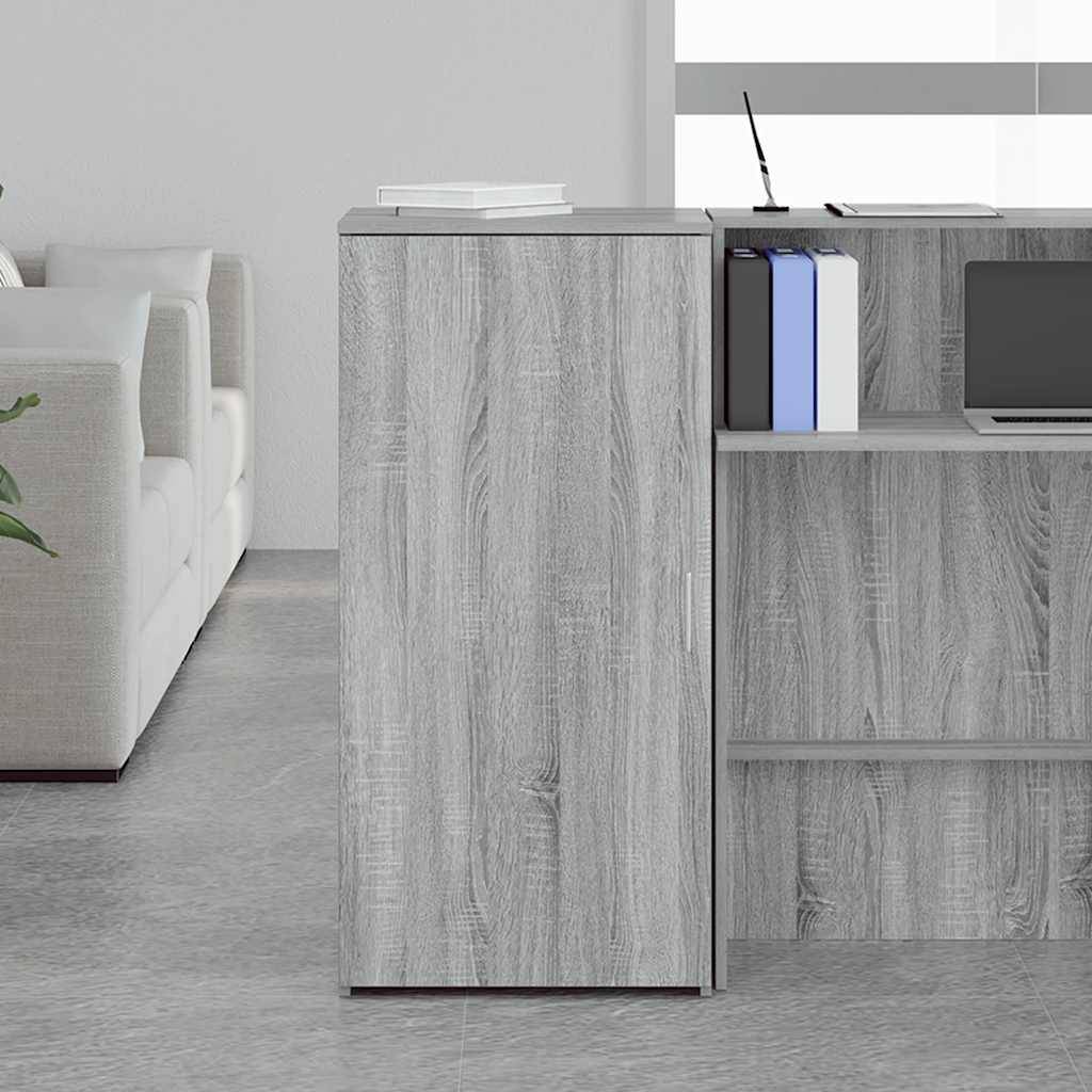 vidaXL Lagerschrank Grau Sonoma 50x45x103,5 cm Holzwerkstoff