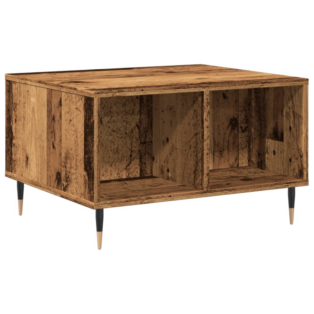 vidaXL Couchtisch Altholz-Optik 60x50x36,5 cm Holzwerkstoff