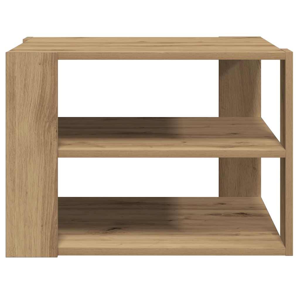 vidaXL Couchtisch Artisan-Eiche 58x58x40 cm Holzwerkstoff