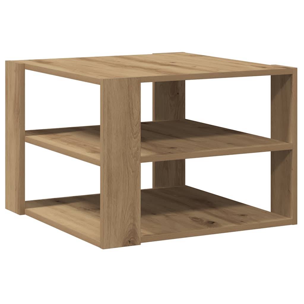 vidaXL Couchtisch Artisan-Eiche 58x58x40 cm Holzwerkstoff
