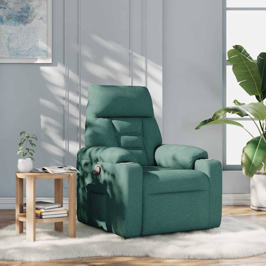 vidaXL Relaxsessel Dunkelgrün Stoff