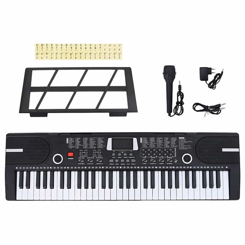 vidaXL 61 Tasten Klavier Elektrisches Keyboard mit Notenständer Kinder vidaXL 61 Tasten Klavier Elektrisches Keyboard mit Notenständer Kinder