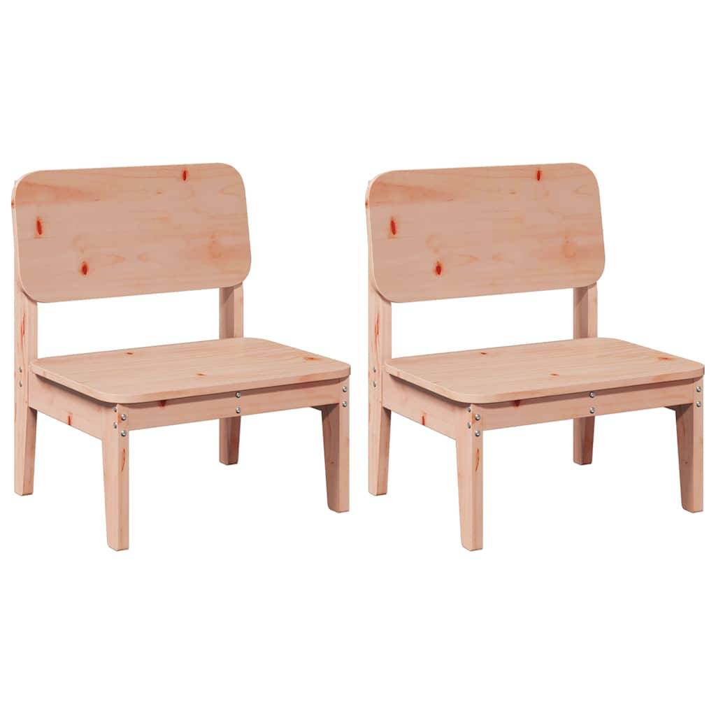 vidaXL Gartenstühle 2 Stk. 60x52,5x72 cm Massivholz Douglasie