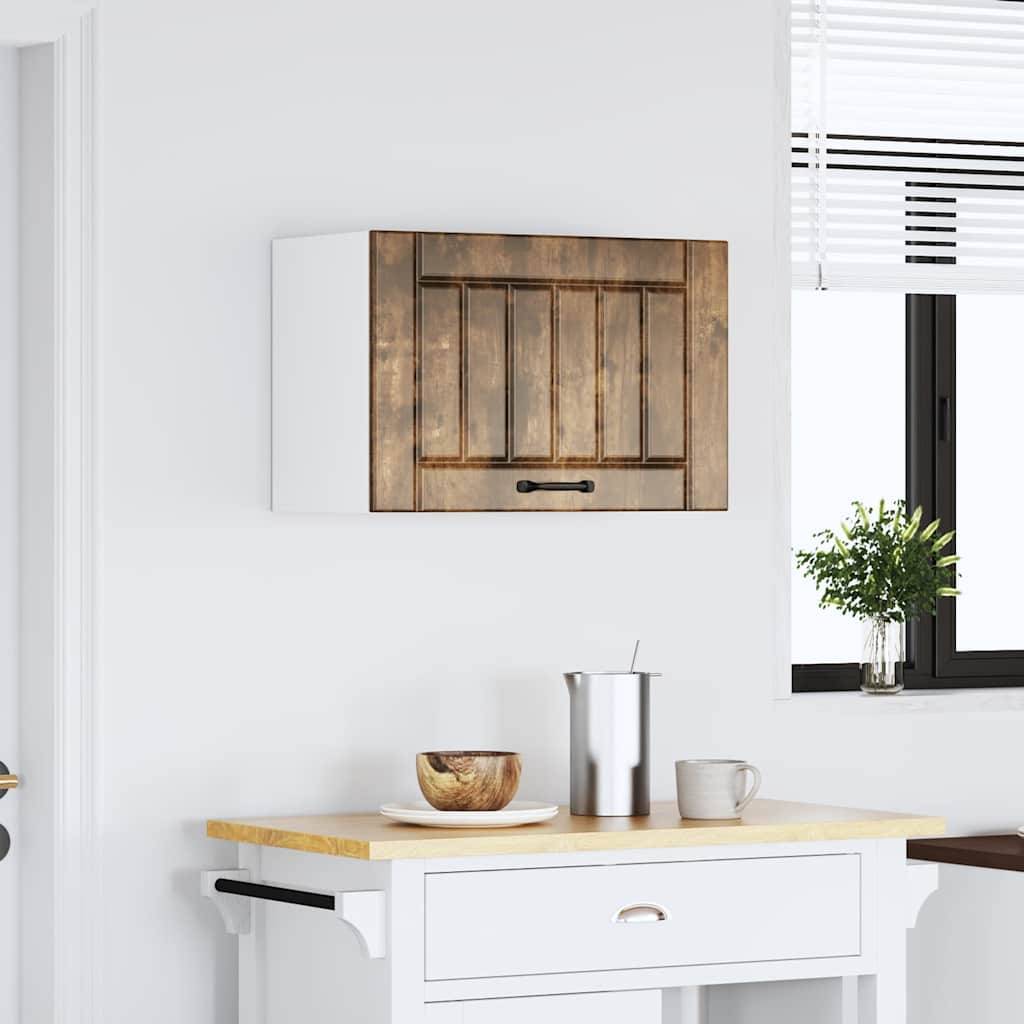 vidaXL Küchen-Hängeschrank Lucca Räuchereiche Holzwerkstoff