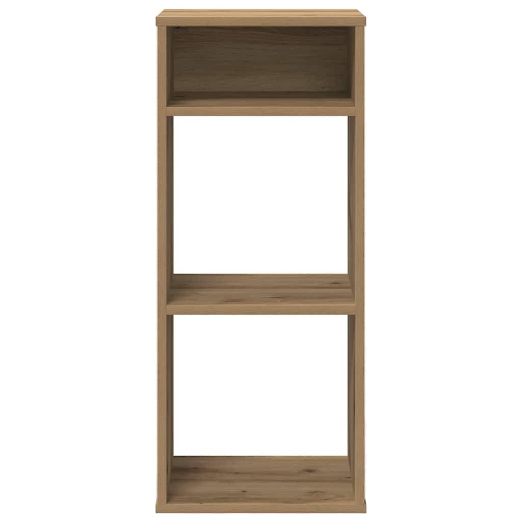 vidaXL Bücherregal Artisan-Eiche 34x31x80 cm Holzwerkstoff