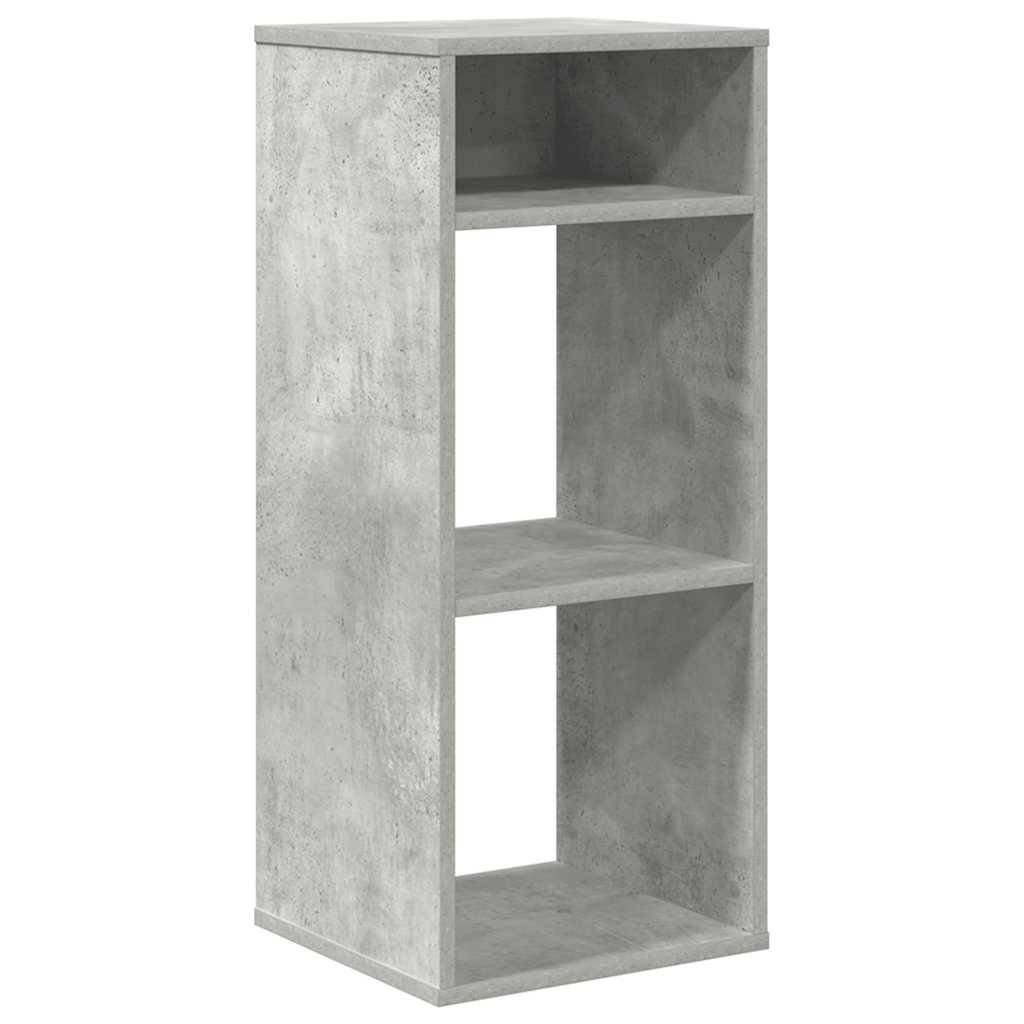 vidaXL Bücherregal Betongrau 34x31x80 cm Holzwerkstoff