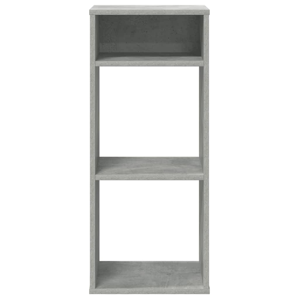 vidaXL Bücherregal Betongrau 34x31x80 cm Holzwerkstoff