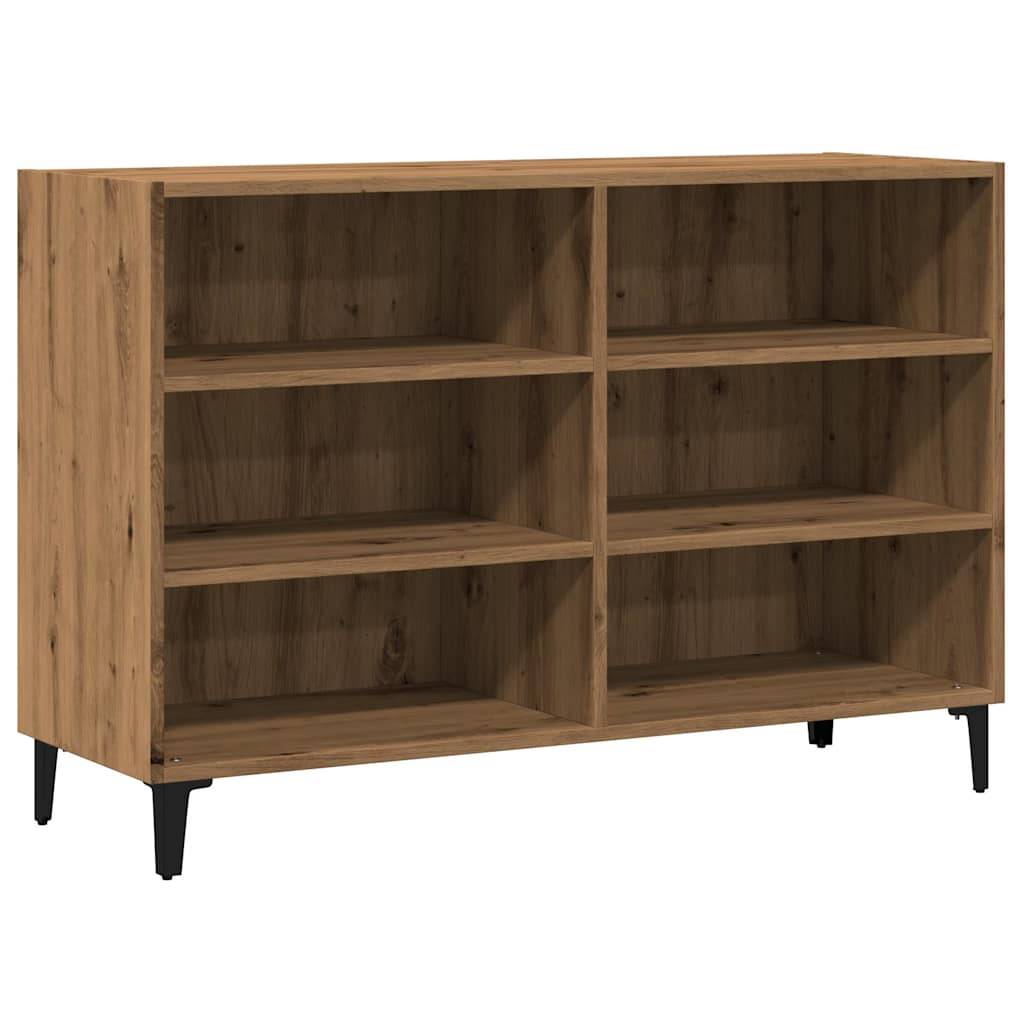 vidaXL Sideboard Artisan-Eiche 103,5x35x70 cm Holzwerkstoff