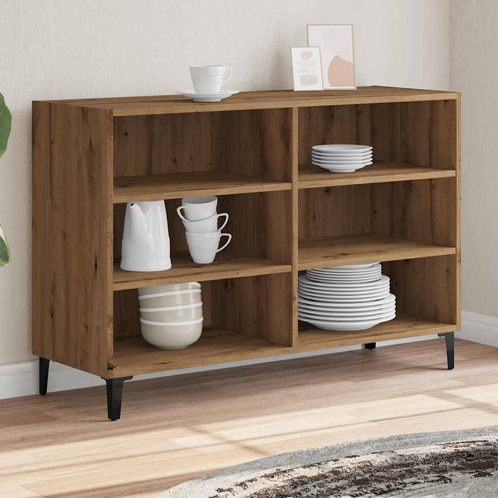 vidaXL Sideboard Artisan-Eiche 103,5x35x70 cm Holzwerkstoff