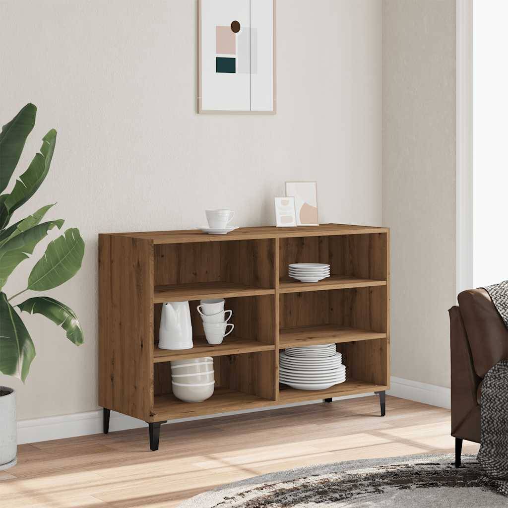 vidaXL Sideboard Artisan-Eiche 103,5x35x70 cm Holzwerkstoff