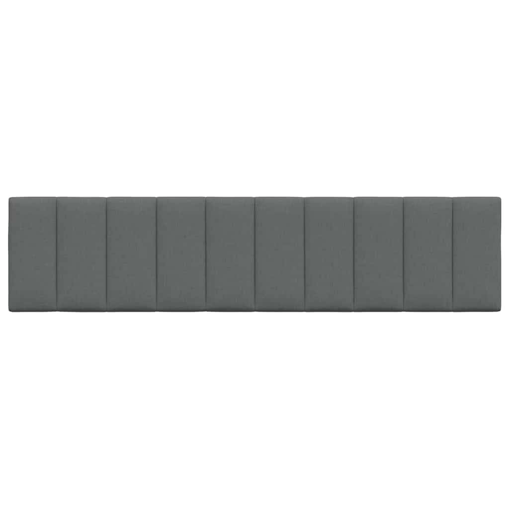 vidaXL Kopfteil-Kissen Dunkelgrau 200 cm Stoff