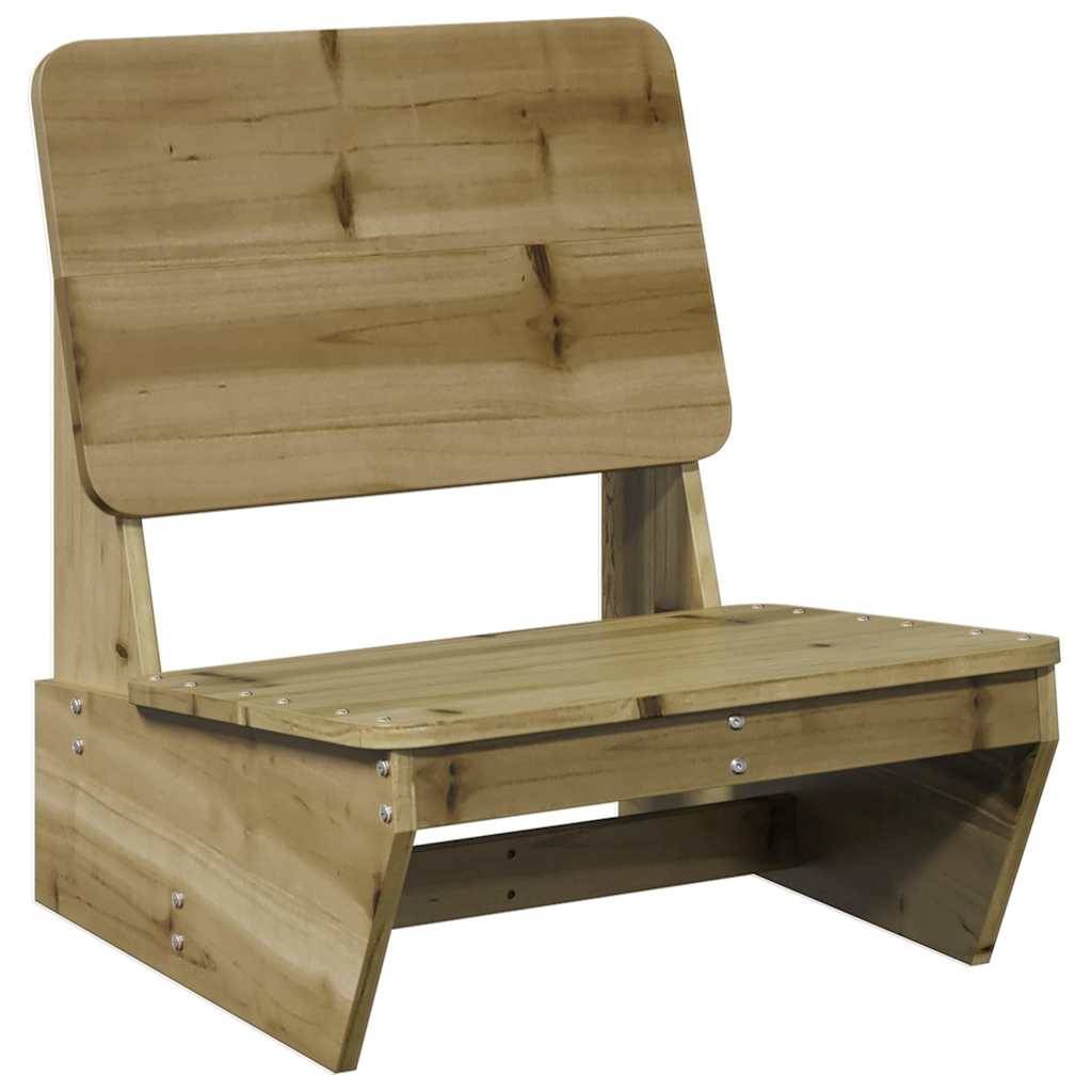 vidaXL Gartenstühle 2 Stk. 60x64x70,5 cm Kiefernholz Imprägniert