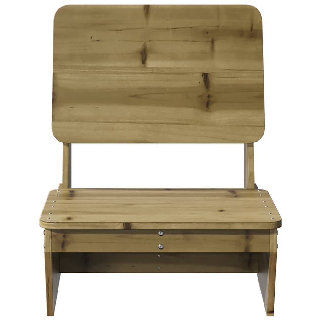 vidaXL Gartenstühle 2 Stk. 60x64x70,5 cm Kiefernholz Imprägniert