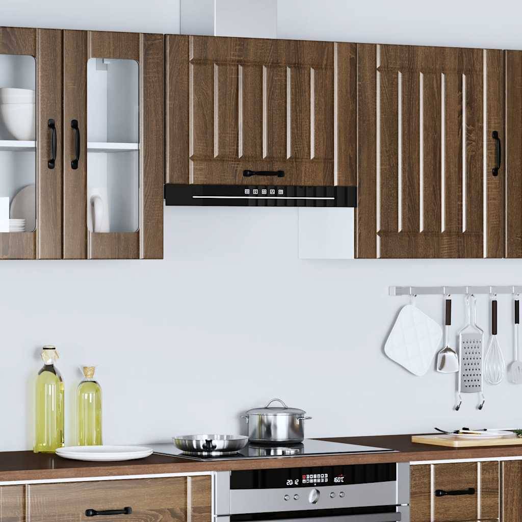 vidaXL Küchen-Hängeschrank Lucca Braun Eichen-Optik Holzwerkstoff