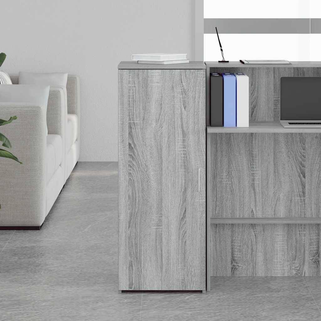 vidaXL Lagerschrank Grau Sonoma 40x45x103,5 cm Holzwerkstoff