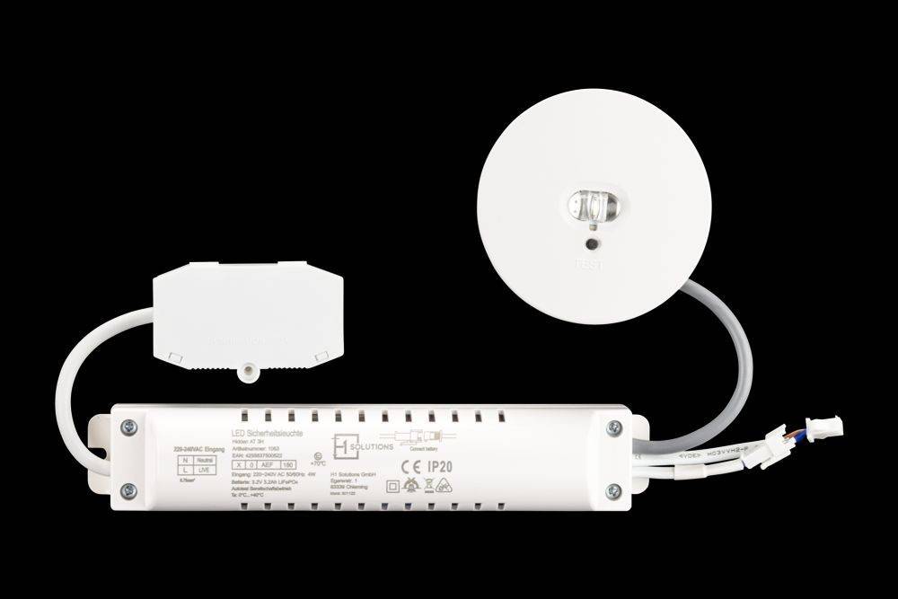 H1 Solutions Sicherheitsleuchte Hidden AT 3H