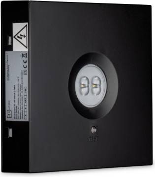 H1 Solutions Sicherheitsleuchte IllusquareAT3Hblack