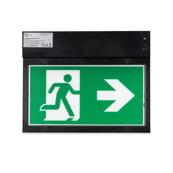 H1 Solutions Rettungszeichenleuchte UnlimitedMAT3Hblack