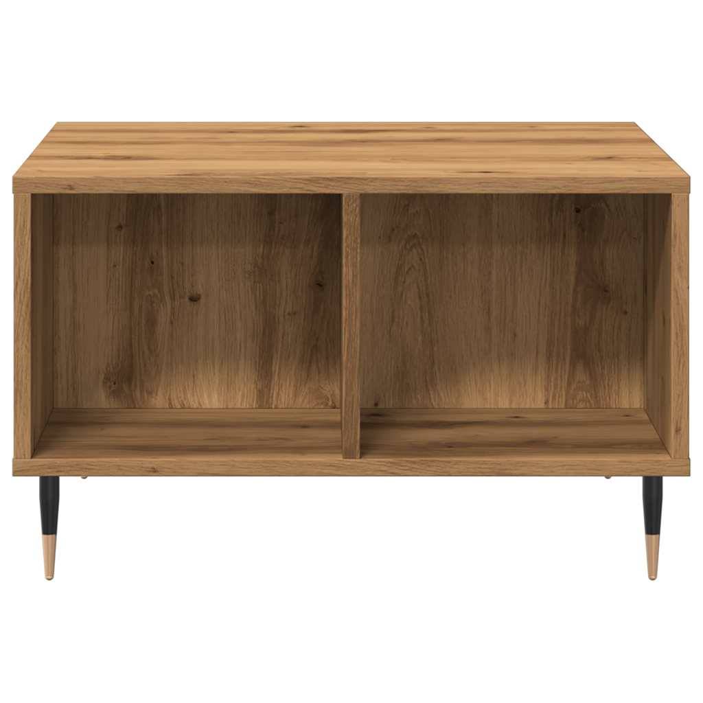 vidaXL Couchtisch Artisan-Eiche 60x50x36,5 cm Holzwerkstoff