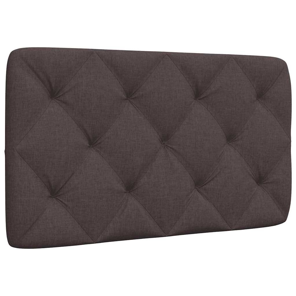 vidaXL Kopfteil-Kissen Dunkelbraun 80 cm Stoff