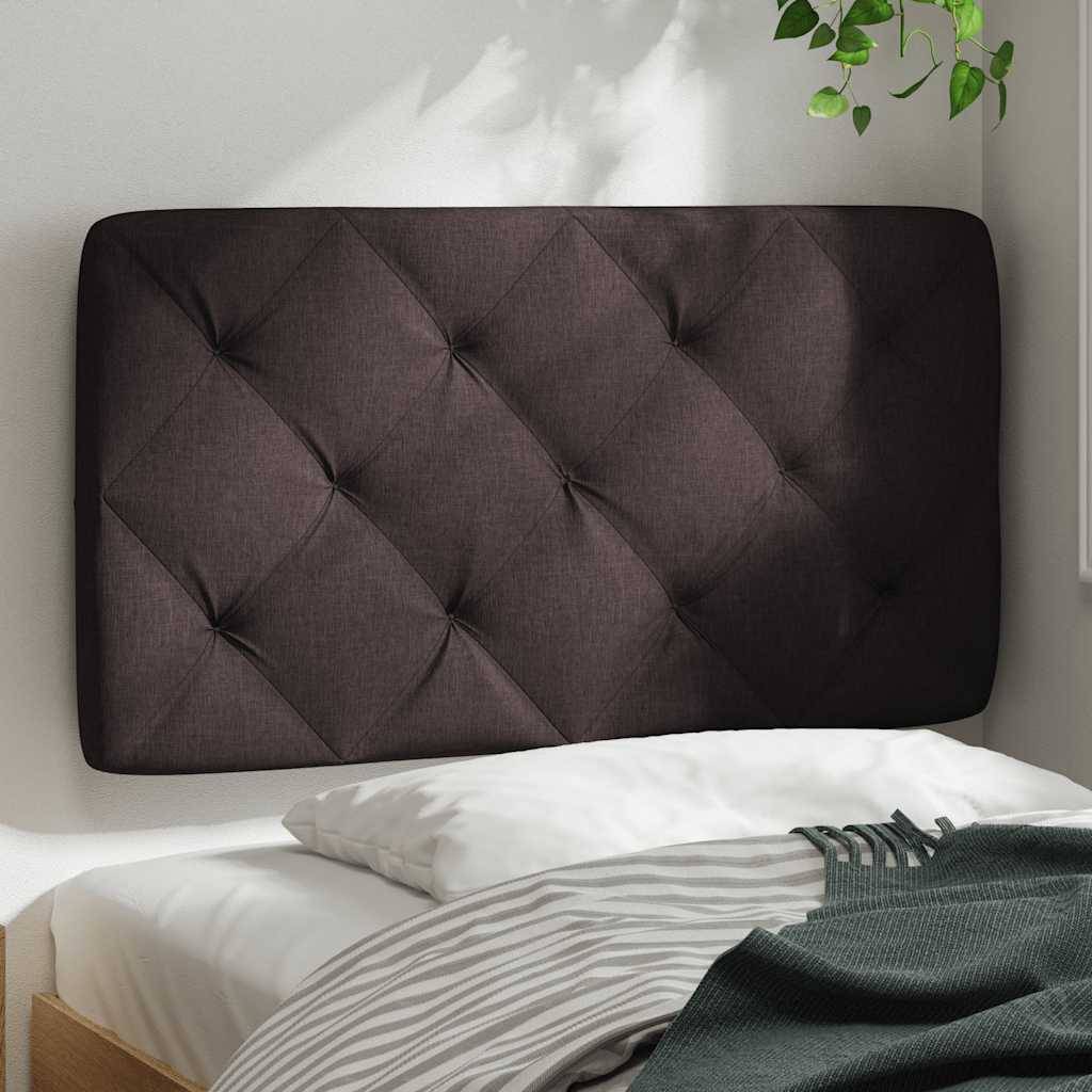 vidaXL Kopfteil-Kissen Dunkelbraun 80 cm Stoff