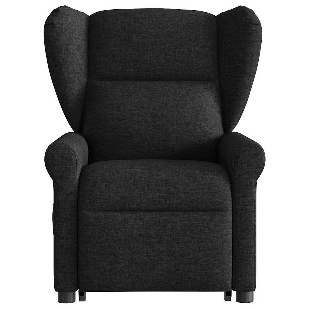 vidaXL Relaxsessel mit Aufstehhilfe Elektrisch Schwarz Stoff