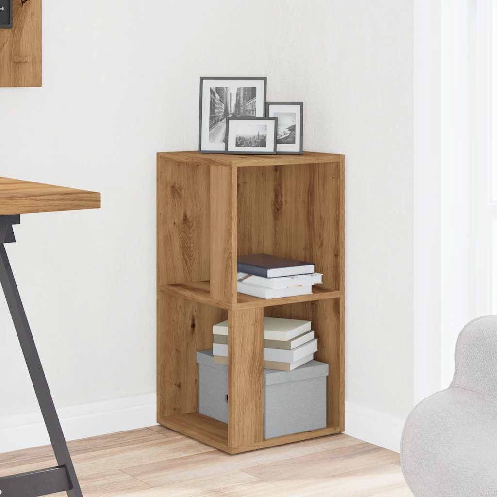 vidaXL Eckregal Artisan-Eiche 33x33x67 cm Holzwerkstoff