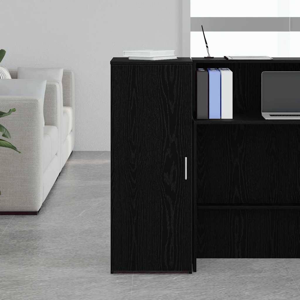 vidaXL Lagerschrank Schwarz 40x45x103,5 cm Holzwerkstoff