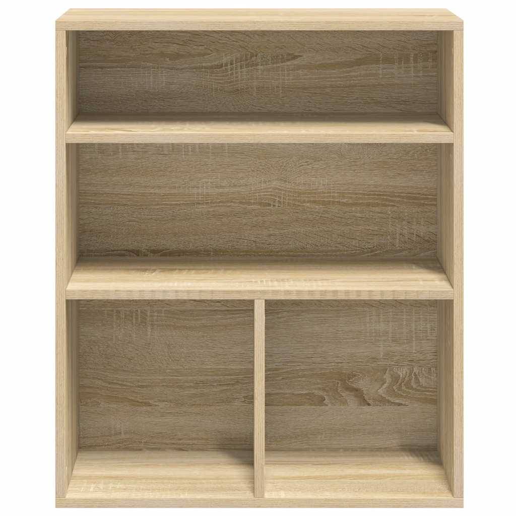 vidaXL Bücherregal Sonoma-Eiche 60x30x71,5 cm Holzwerkstoff